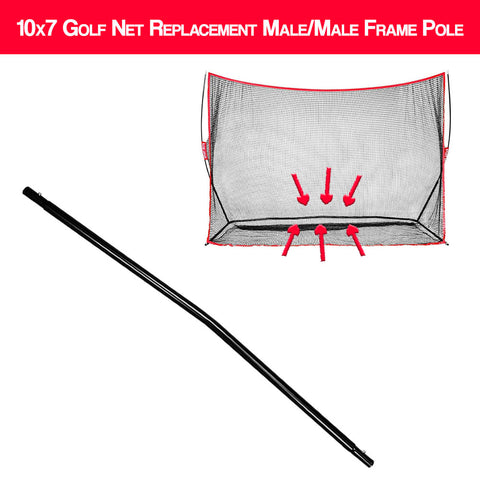 Golf Net Replacement Male/Male Frame Pole