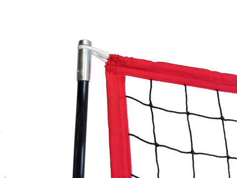 Portable Baseball and Softball Hitting Net - 5 x 5 Large Mouth Net With Strike Zone And Portable Batting Tee