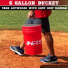 Image of Bucket Of Practice Baseballs
