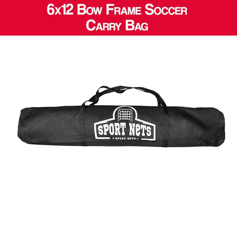 6x12 Bow Frame Soccer Net Replacement Carry Bag