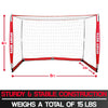 Image of Portable Soccer Goal With Carry Bag - 4 Sizes 4' X 6' - 4' X 8' - 6' X 12' - 7' x 14'