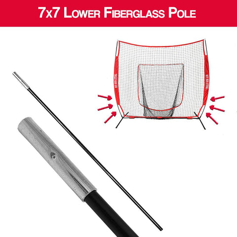 7x7 Baseball or Softball Bottom Fiberglass Pole Replacement