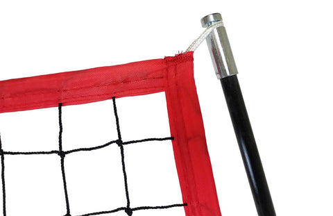 Portable Baseball and Softball Hitting Net - 5 x 5 Large Mouth Net, Strike Zone Attachment, Portable Tee and Ball Caddy