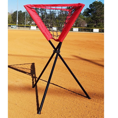 Portable Hitting Net with Travel Tee, Ball Caddy and Strike Zone