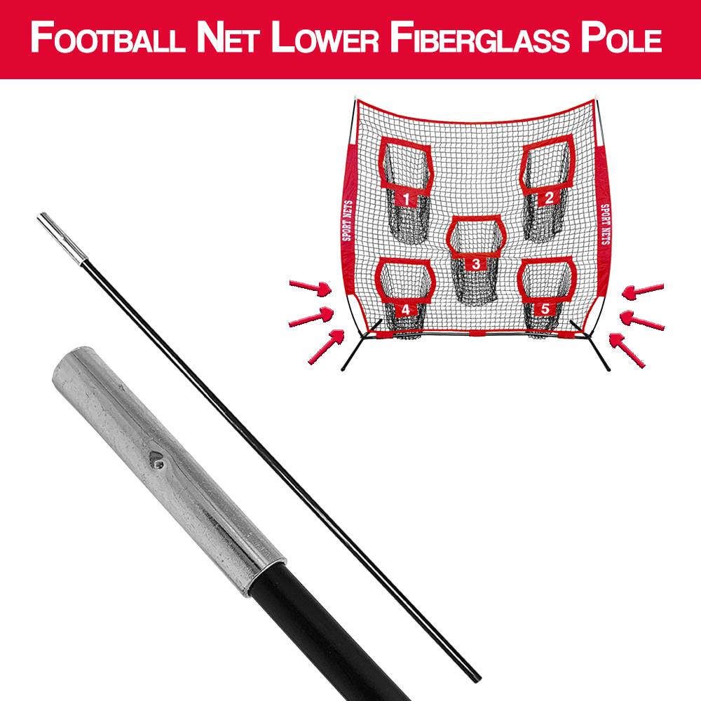 Bottom Fiberglass Pole Replacement For Sport Nets 7x7 Football Target Net