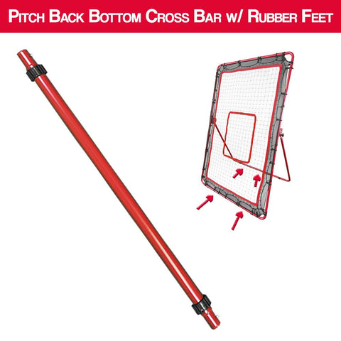 Pitch Back Replacement Bottom Cross Bar With Rubber Feet