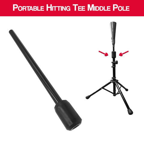 Portable Hitting Tee Replacement Middle Pole