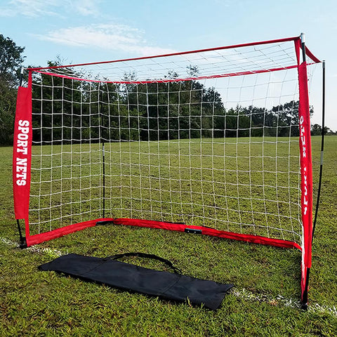 portable soccer goal with carry bag