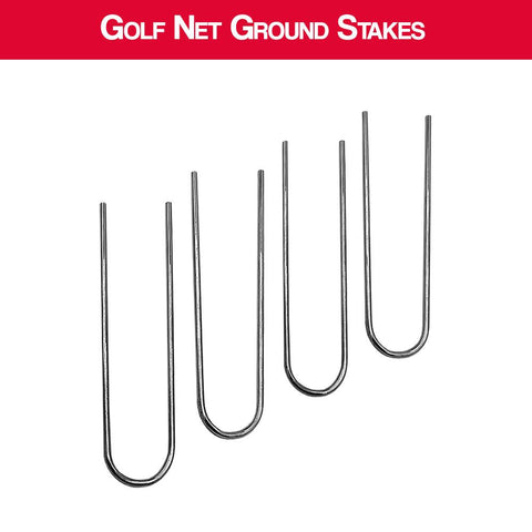 Golf Net Replacement Ground Stakes - Set Of 4