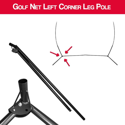 Golf Net Replacement Left Corner Leg Pole